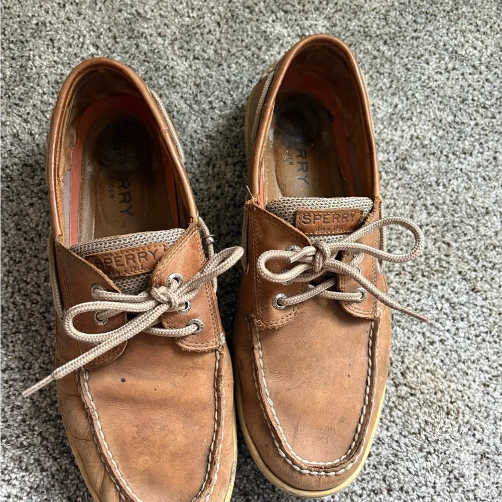 Sperry Classic Brown Leather Boat Shoes